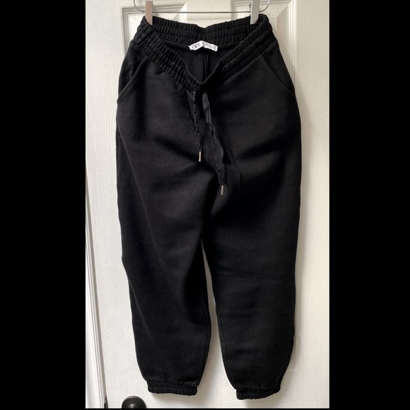 ZARA Black Track Pants - Large - NWOT - Lounge Pants - Joggers - Picture 5 of 6